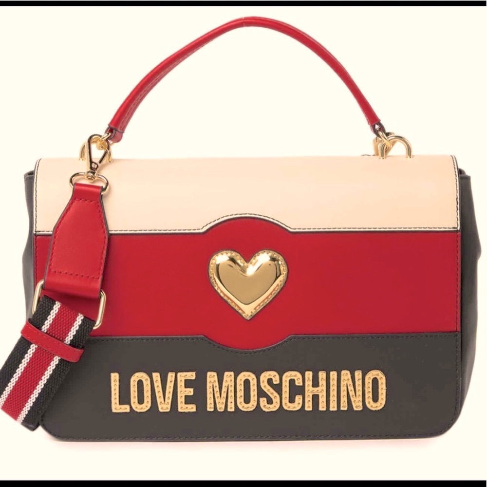 ❌SOLD❌Love Moschino Love Top Handle Leather